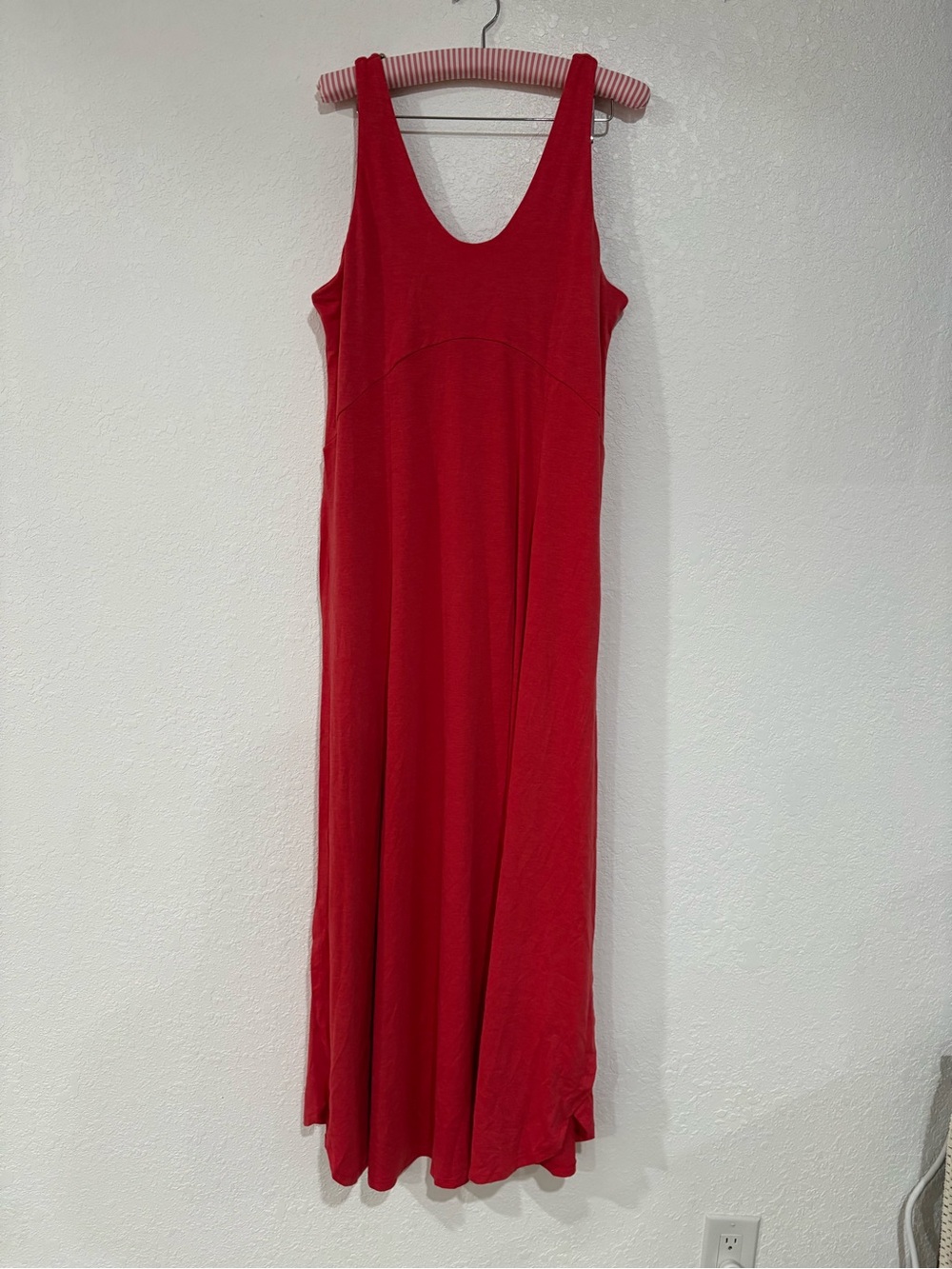 Halara U Neck Flowy Maxi Casual Tank Dress Size Large - Picture 5 of 6